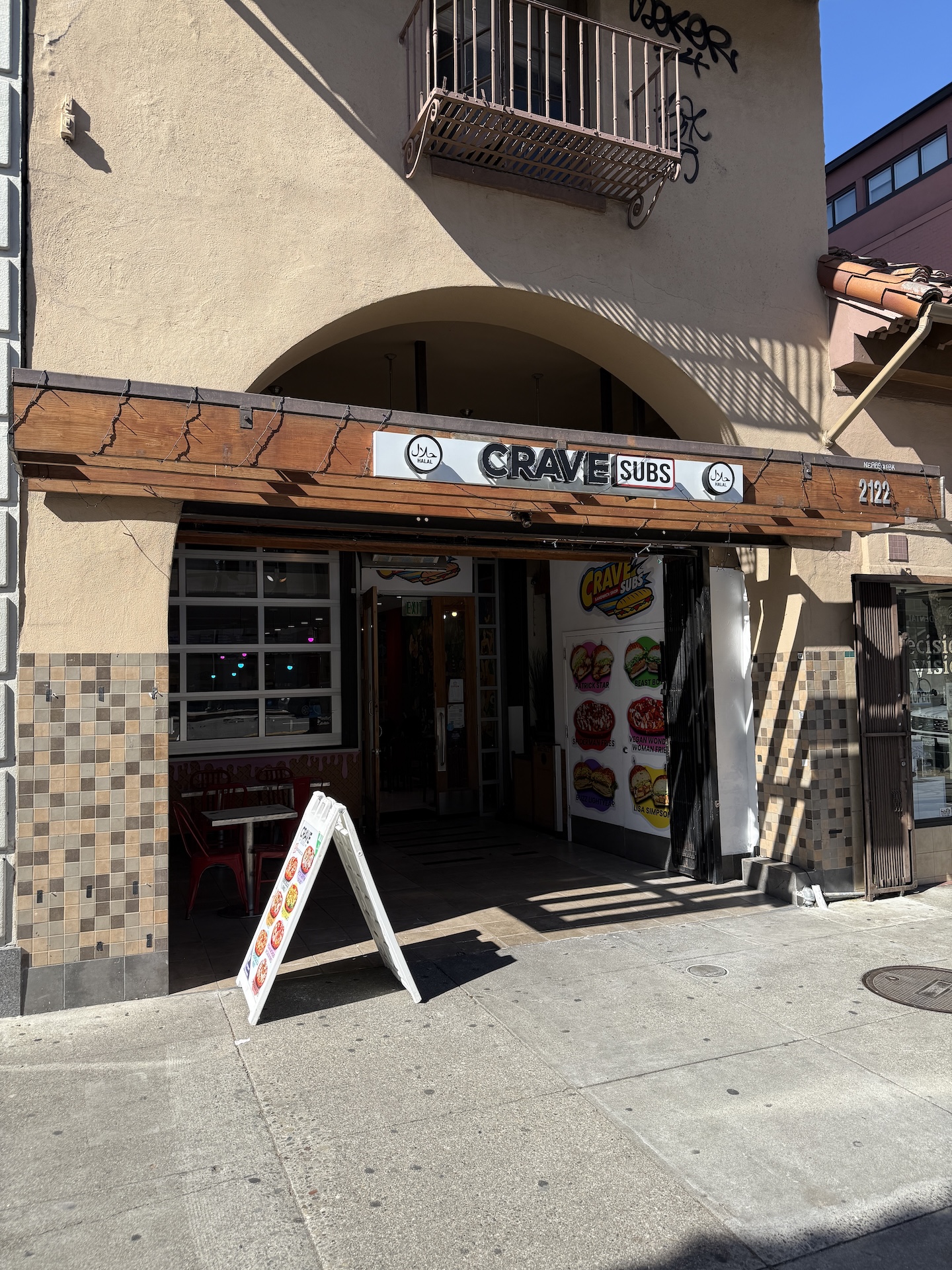 Crave Subs — Berkeley exterior