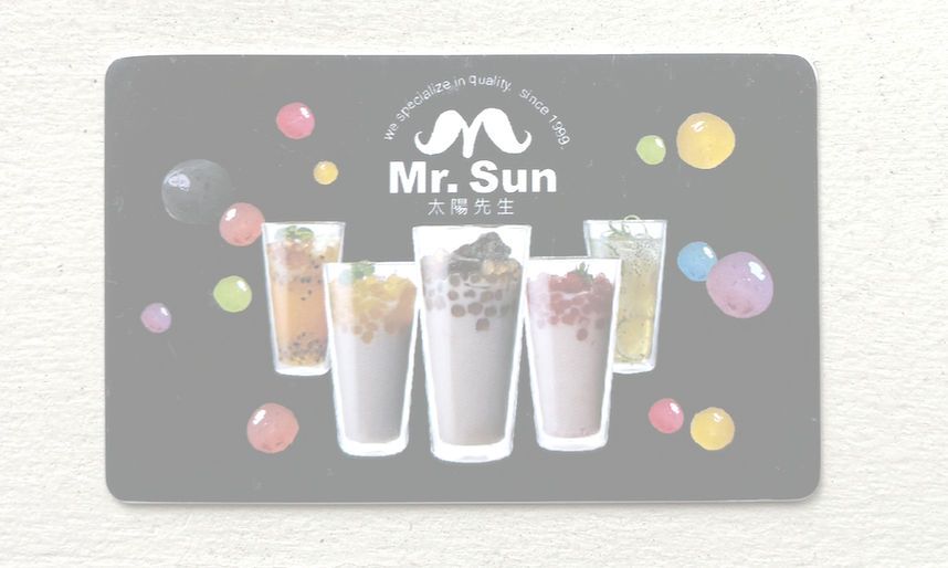 Mr. Sun Tea gift card