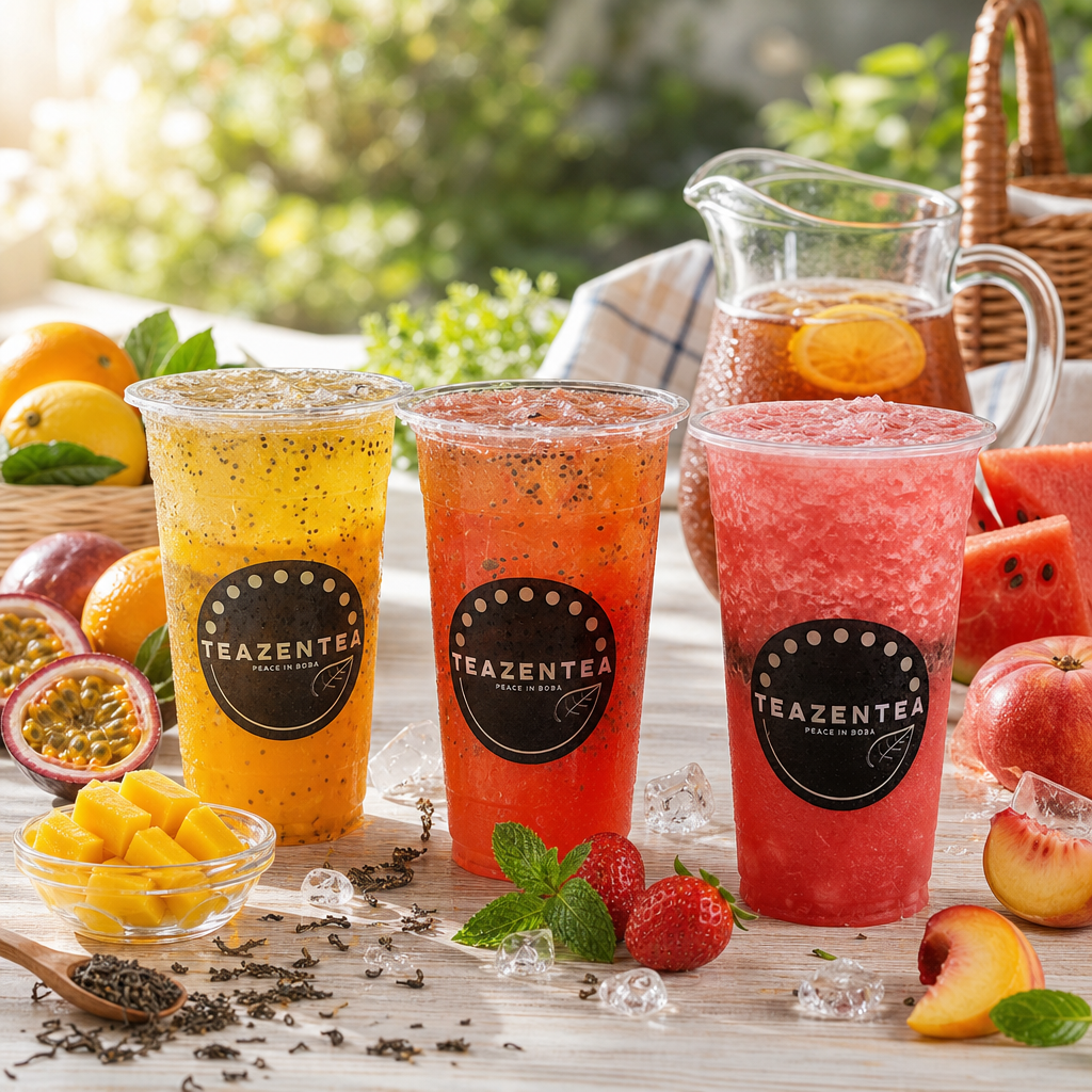 Premium tea drinks