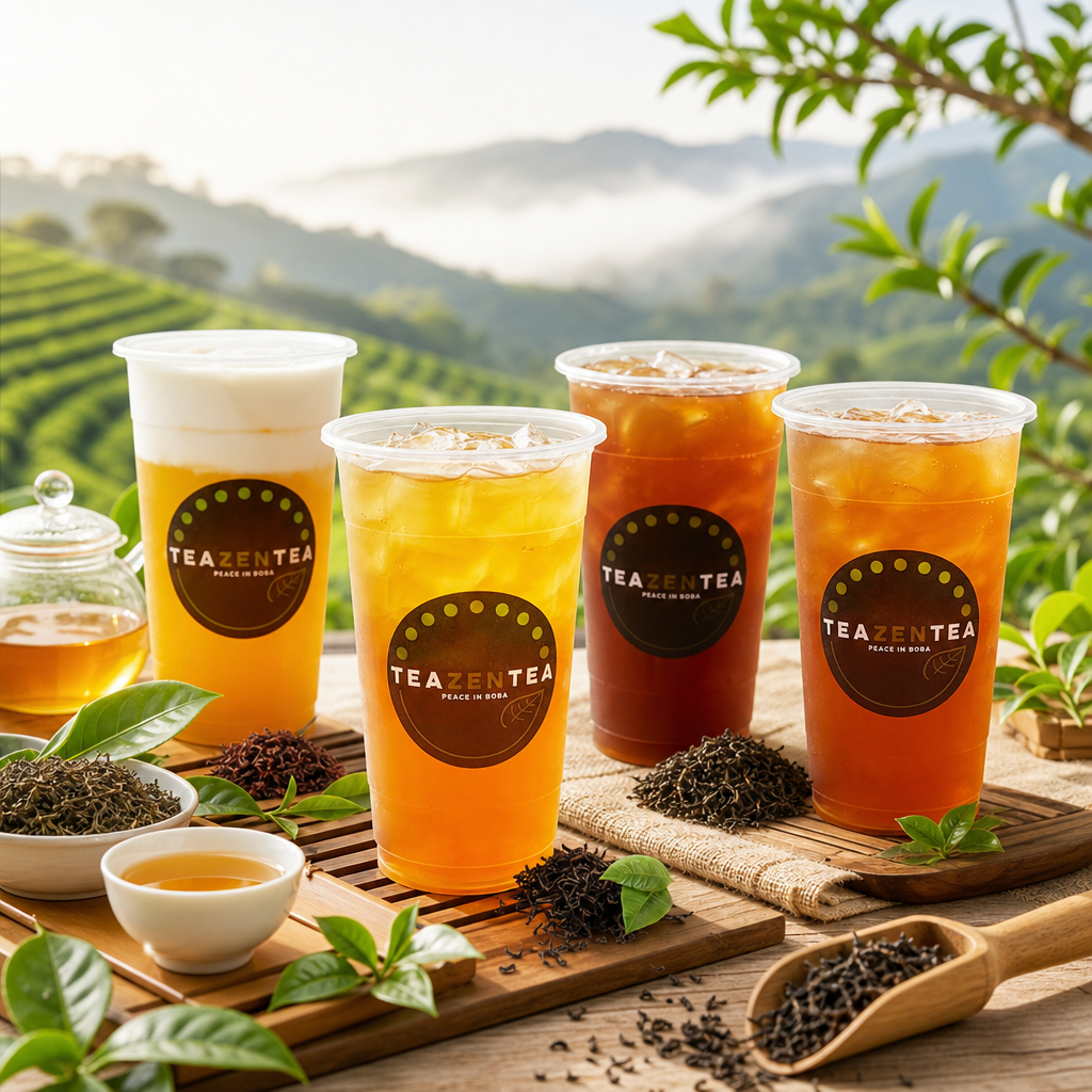 Premium tea drinks