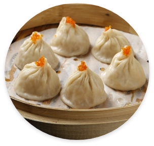 Bershire Pork Dumplings at Peony